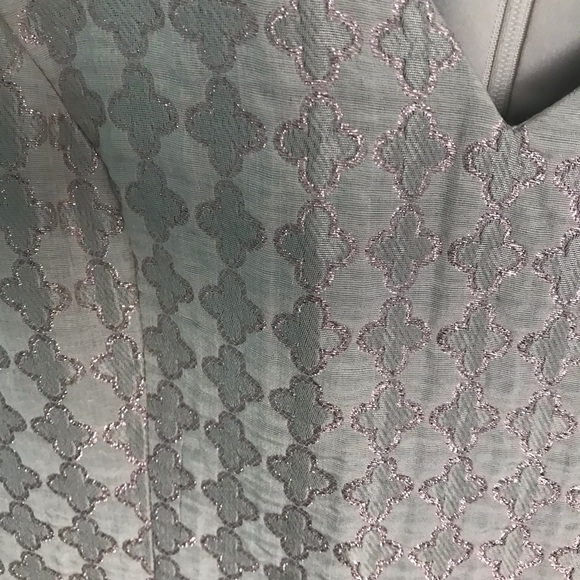 NWT Club Monaco Karla Dress in Pale Pink Design Fit and Flare V Neckline Size 00 - Picture 11 of 11